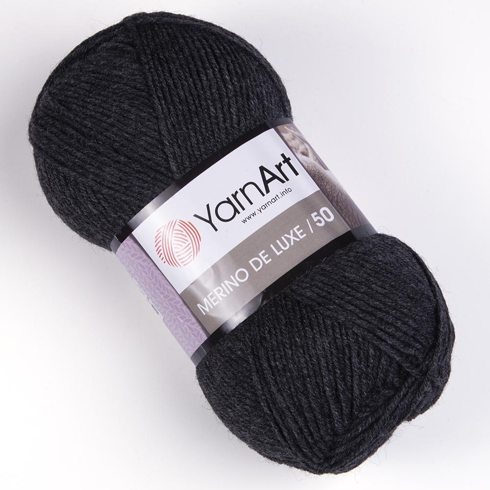 Пряжа YarnArt Merino De Luxe 359 Графит (6058)