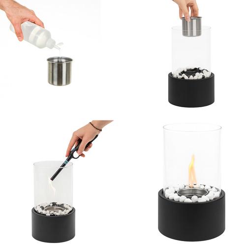 Биокамин настольный Kaminer 26300 бездымный на биотопливе 28х16 см (29339224) - фото 7 Биокамин настольный Kaminer 26300 бездымный на биотопливе 28х16 см (29339224) - фото 7