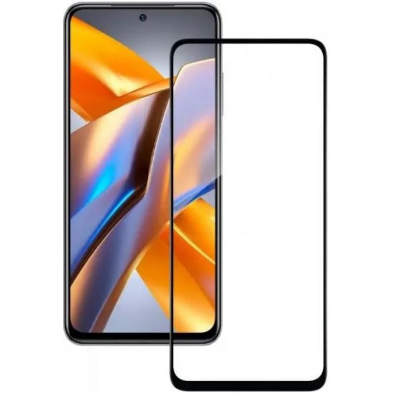 Защитное стекло Elite Lux 9D для Xiaomi Poco M5s Black