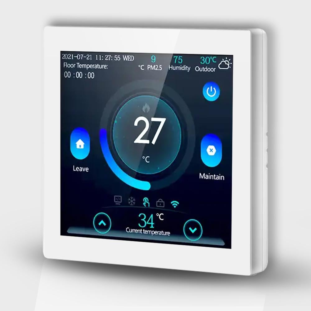 Регулятор для электрического теплого пола сенсорный WiFi Avatto Белый (WH00656) Регулятор для электрического теплого пола сенсорный WiFi Avatto Белый (WH00656)