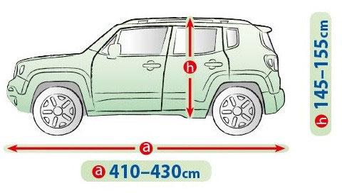 Тент автомобільний чохол для автомобіля Kegel-Blazusiak Mobile Garage розмір MH SUV/off Road (5-4121-248-3020) - фото 6