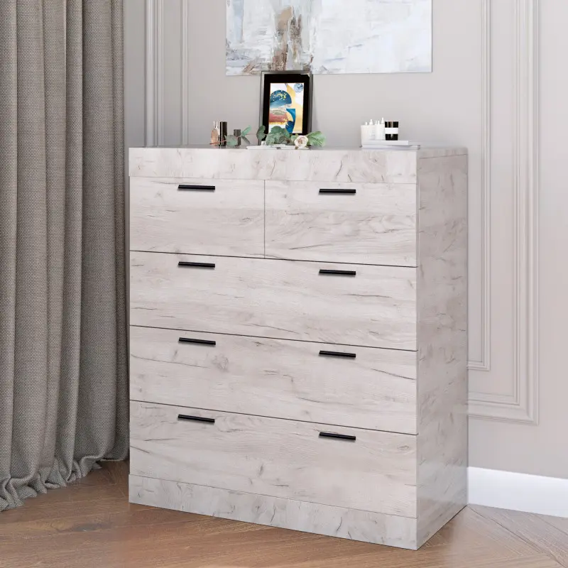 Комод Еверест Соната 3 Дуб крафт белый (26755713)