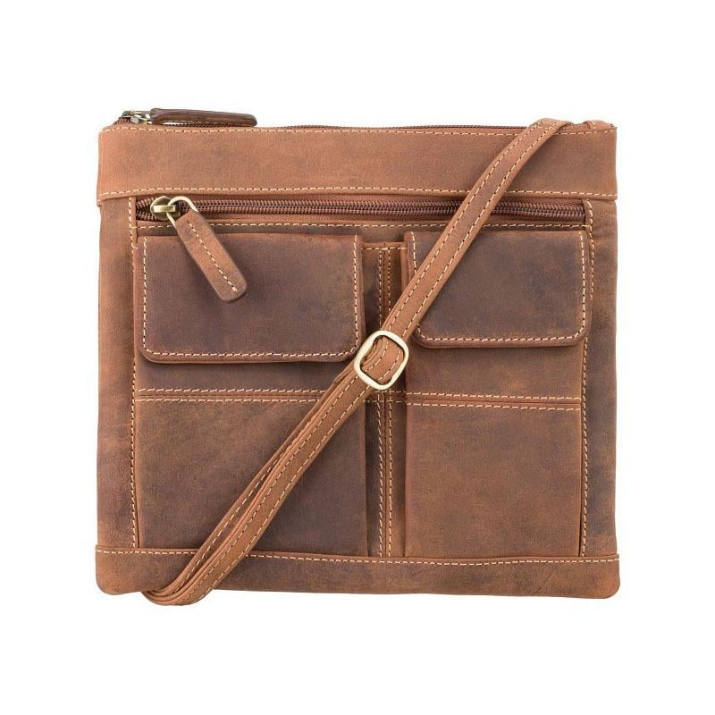 Сумка женская кожаная Visconti Slim Oil Tan (18608 OIL TAN) Сумка женская кожаная Visconti Slim Oil Tan (18608 OIL TAN)