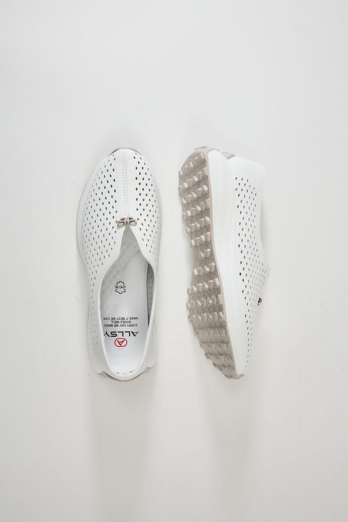 Мокасины женские ALLSY кожаные р. 41 Белый (195321) - фото 5