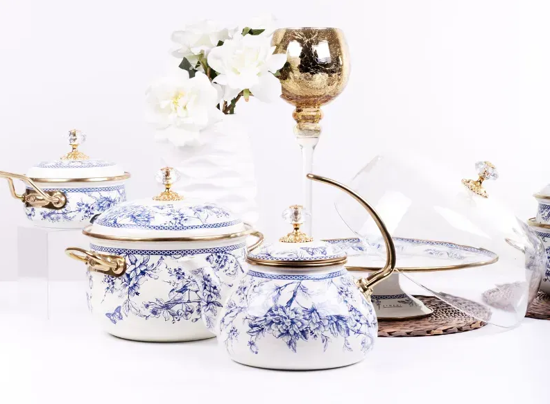 Каструля емальована BUTTERFLY Elmani з кришкою 3,8 л 20 см (763-028) - фото 9