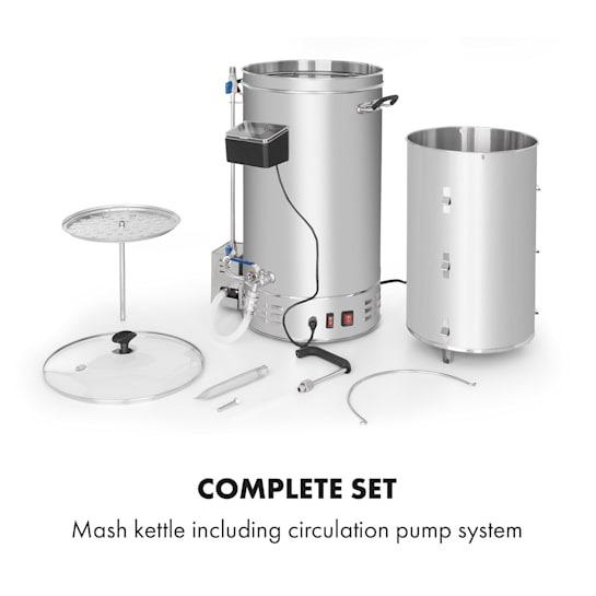 Пивоварня KLARSTEIN Brauheld Pro Mash 35 л 2500 Вт 30-100°C Сріблястий (10034587) - фото 6