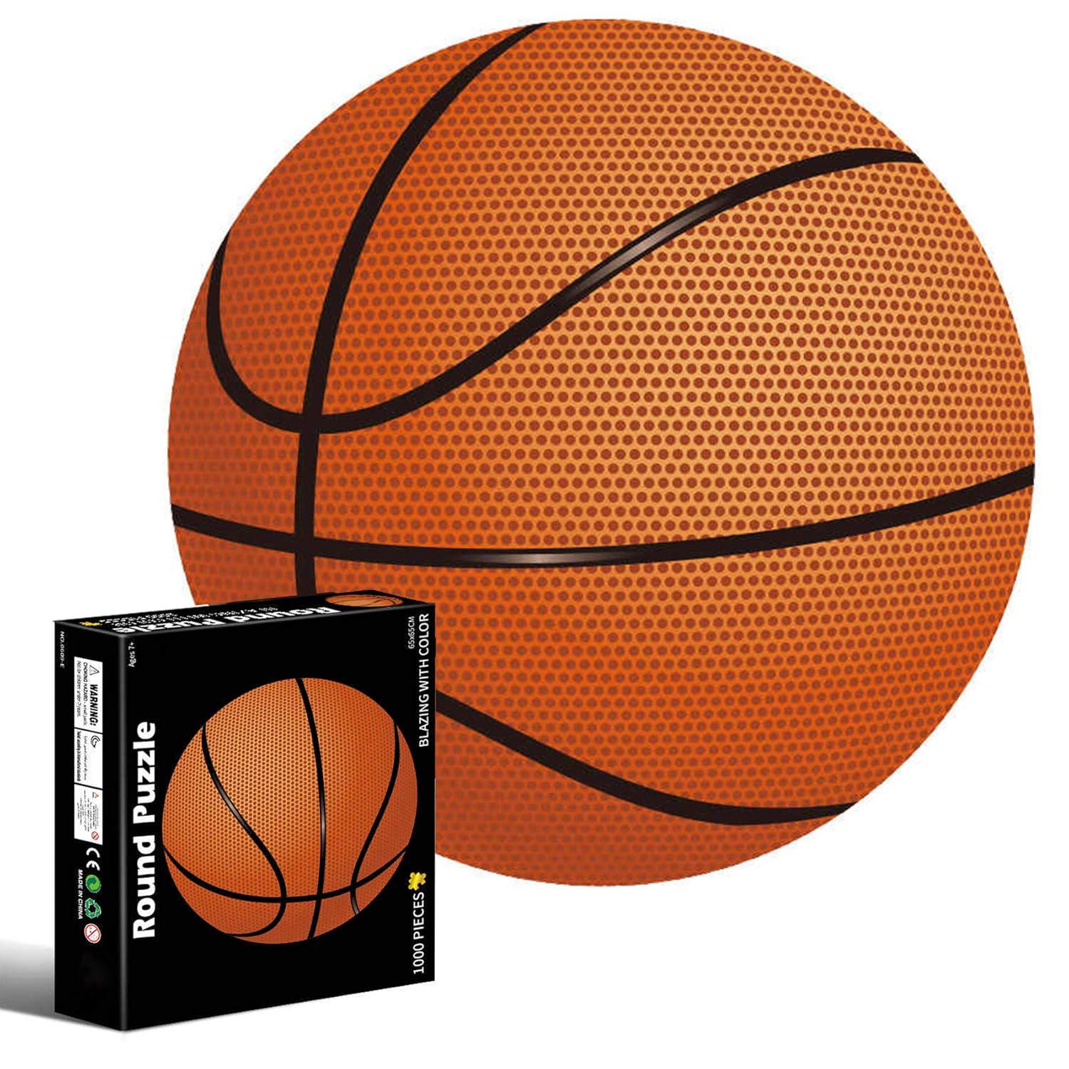 Пазли круглі Баскетбольний м'яч 1000 ел. d 65 см (134)