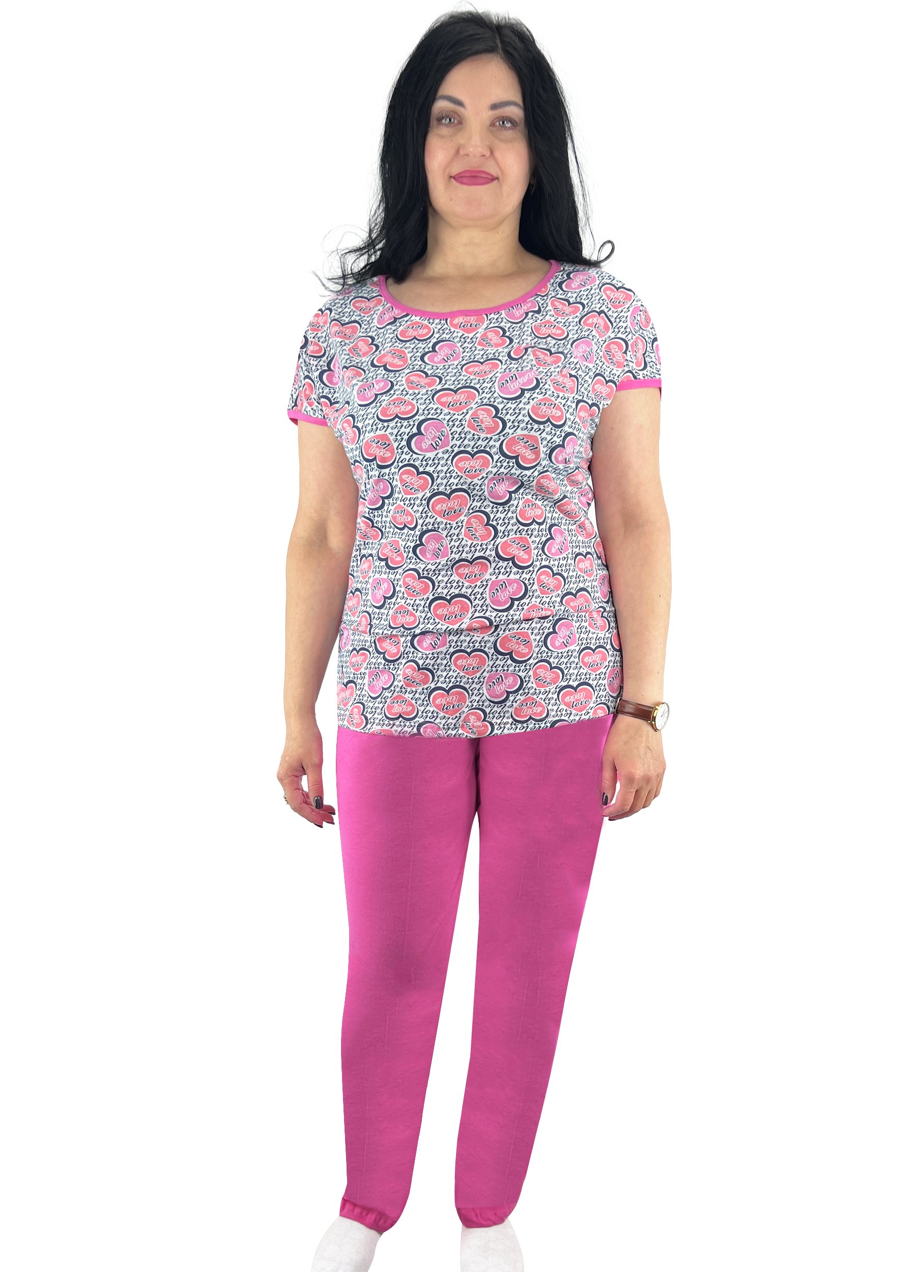 Пижама женская Модельер 8609 р. 50 Разноцветный (12417)