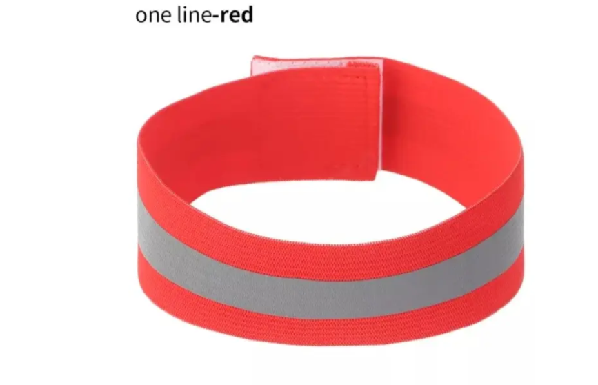Светоотражающий браслет 4x35 см Красный (31050/5) - фото 2 Светоотражающий браслет 4x35 см Красный (31050/5) - фото 2