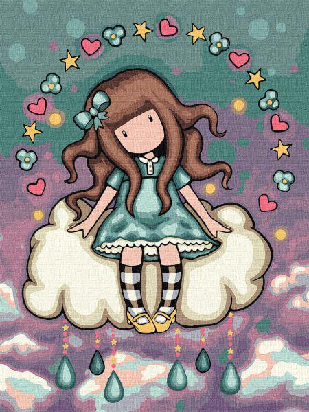 Картина за номерами Ideyka April's Showers Santoro Gorjuss Collection 30x40 см (Id-KHO8672)