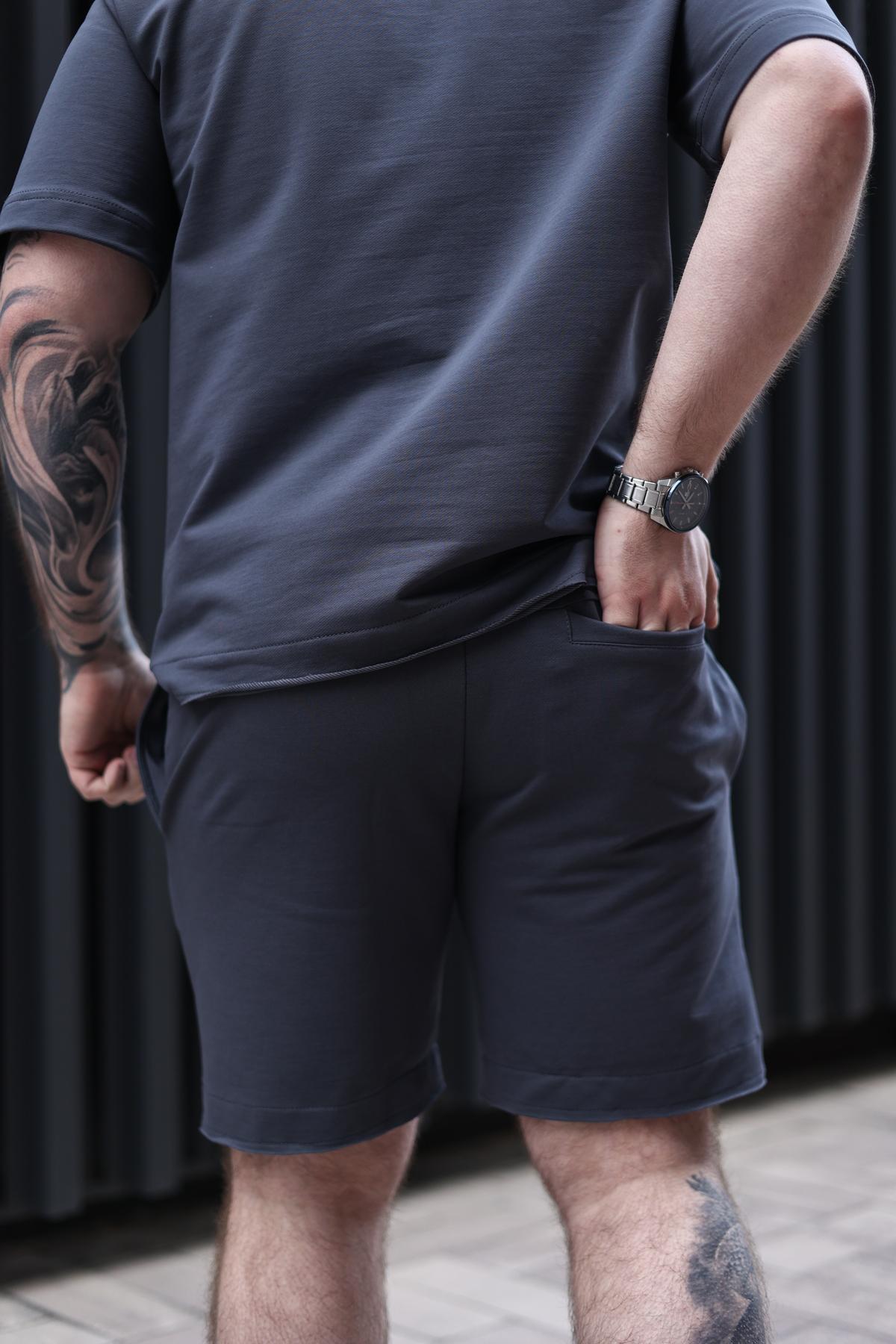 Шорты мужские Breeze Intruder трикотажные 4XL Графит (1123798508/2/7) - фото 4 Шорты мужские Breeze Intruder трикотажные 4XL Графит (1123798508/2/7) - фото 4