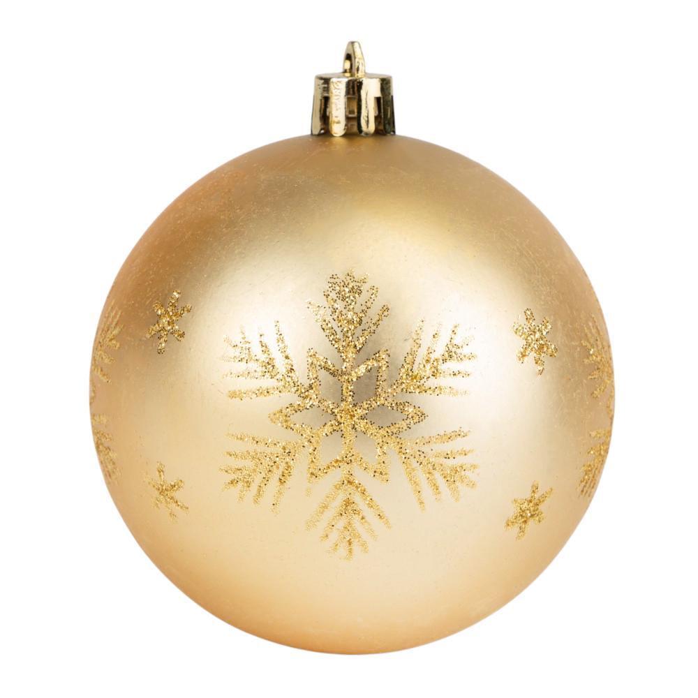 Набір ялинкових кульок Золоті вогники 68 шт. (6042-007) - фото 3