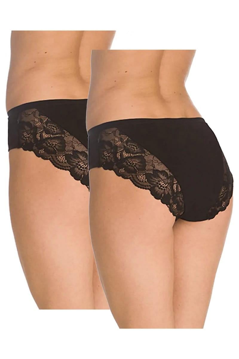 Трусики слип Key р. 5/XL 2 шт. Черный (70927)