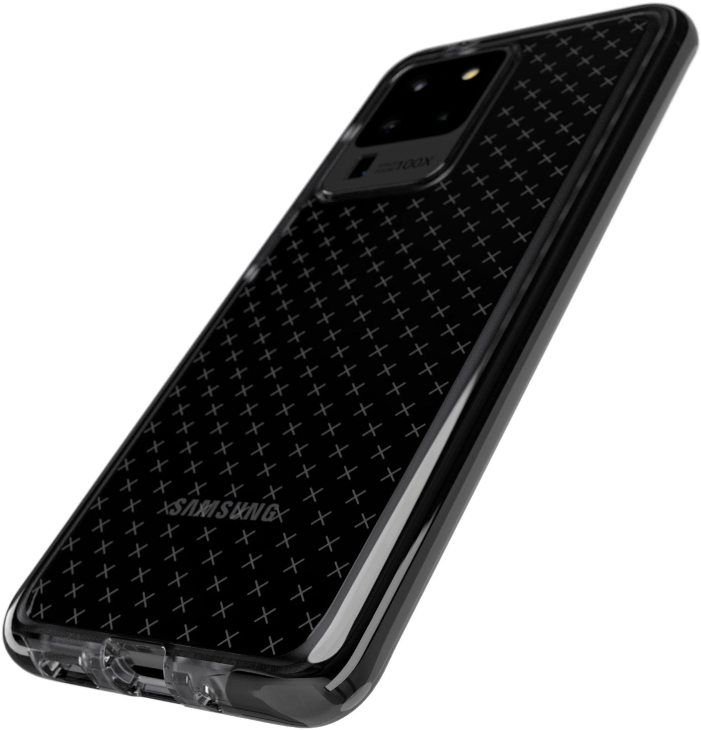 Противоударный чехол с антимикробным покрытием Tech21 Evo Check для Samsung Galaxy S20 Ultra (6.9") Black - фото 3