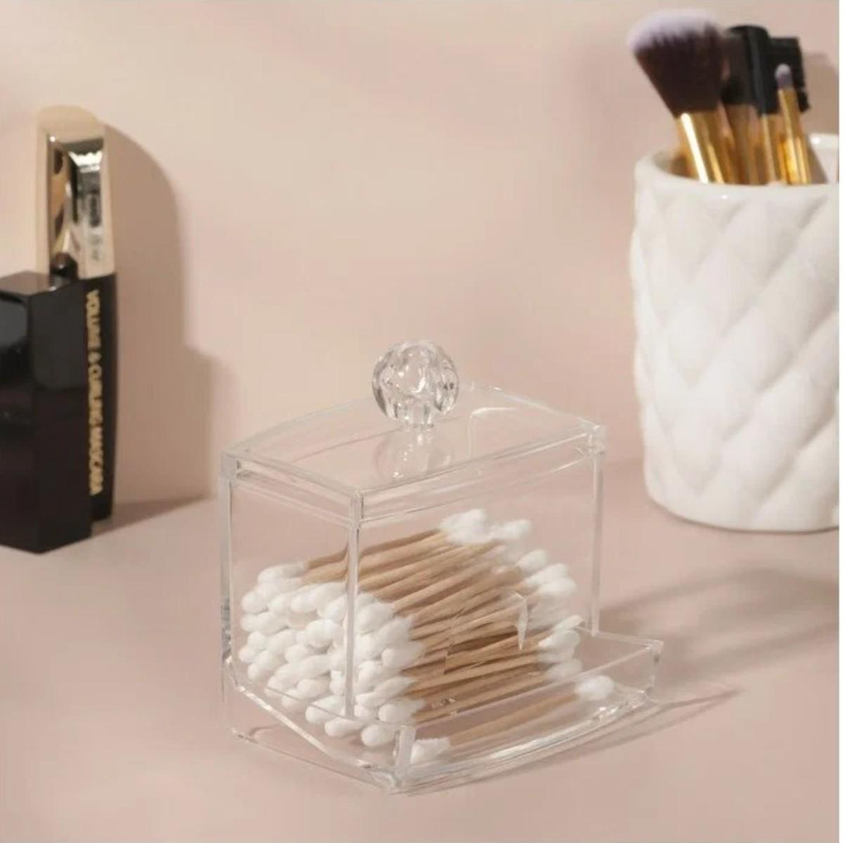 Набор органайзеров для ватных палочек и дисков Multifunctional storage box 3 шт. (R10250) - фото 10