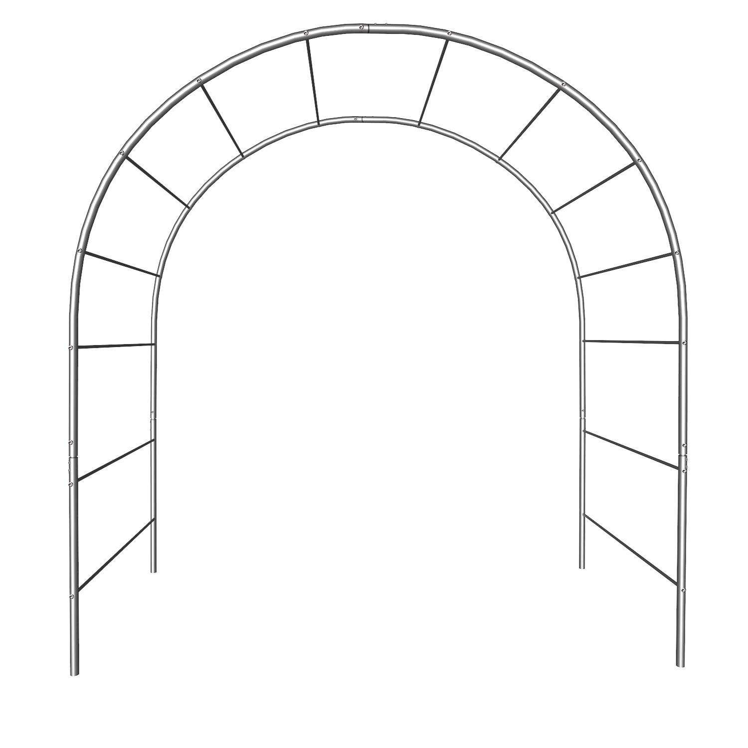 Опора для рослин арка садова 2900х2500х1000 мм d 24 мм/d 12 мм (АС-D24/D12-2900*2500*1000) - фото 1