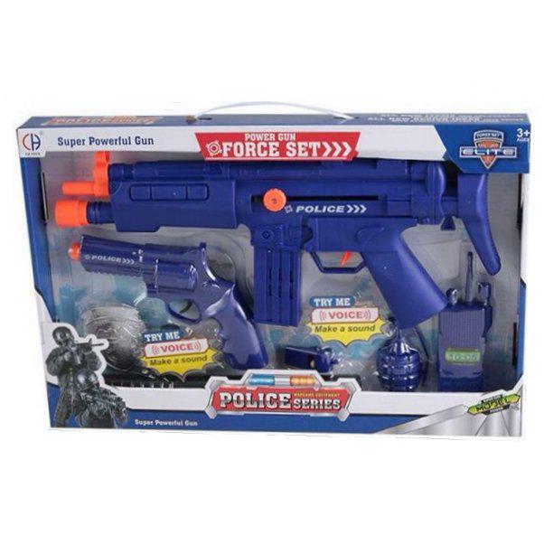 Набор полицейского оружия CH Toys с автоматом и пистолетом (57119)