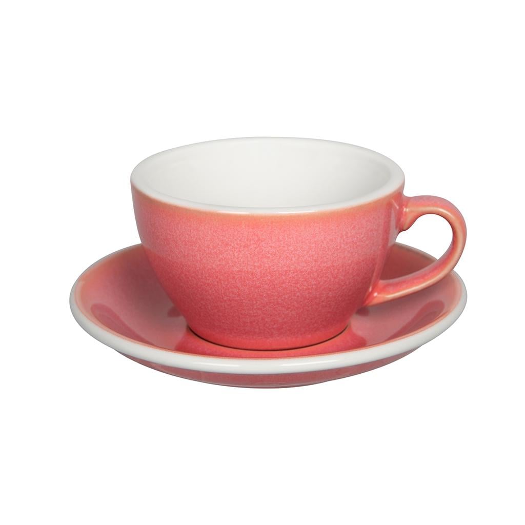Набор Loveramics EGG Cappuccino Cup and Saucer чашка и блюдце 250 мл Potters Colours Ягодный (C088-114BBE/C088-142BBE)