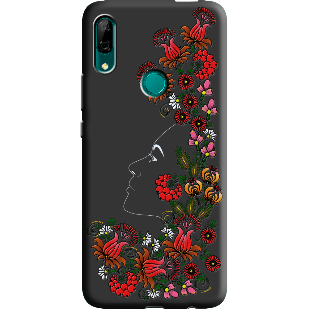Чехол Boxface Huawei P Smart Z 3D Ukrainian Muse Черный силикон (37381-bk64-38944)
