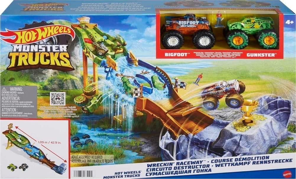 Игровой набор Hot Wheels Monster Trucks Wreckin' Raceway HGV12/HJG32