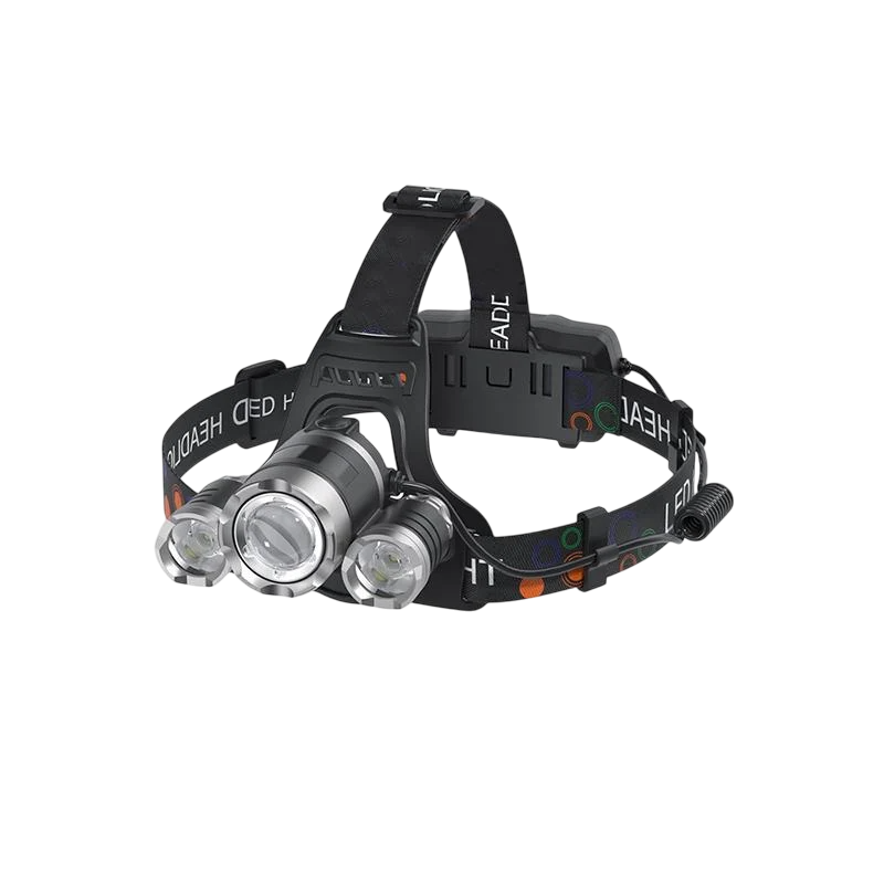 Фонарь налобный с тремя светодиодами (29164485)