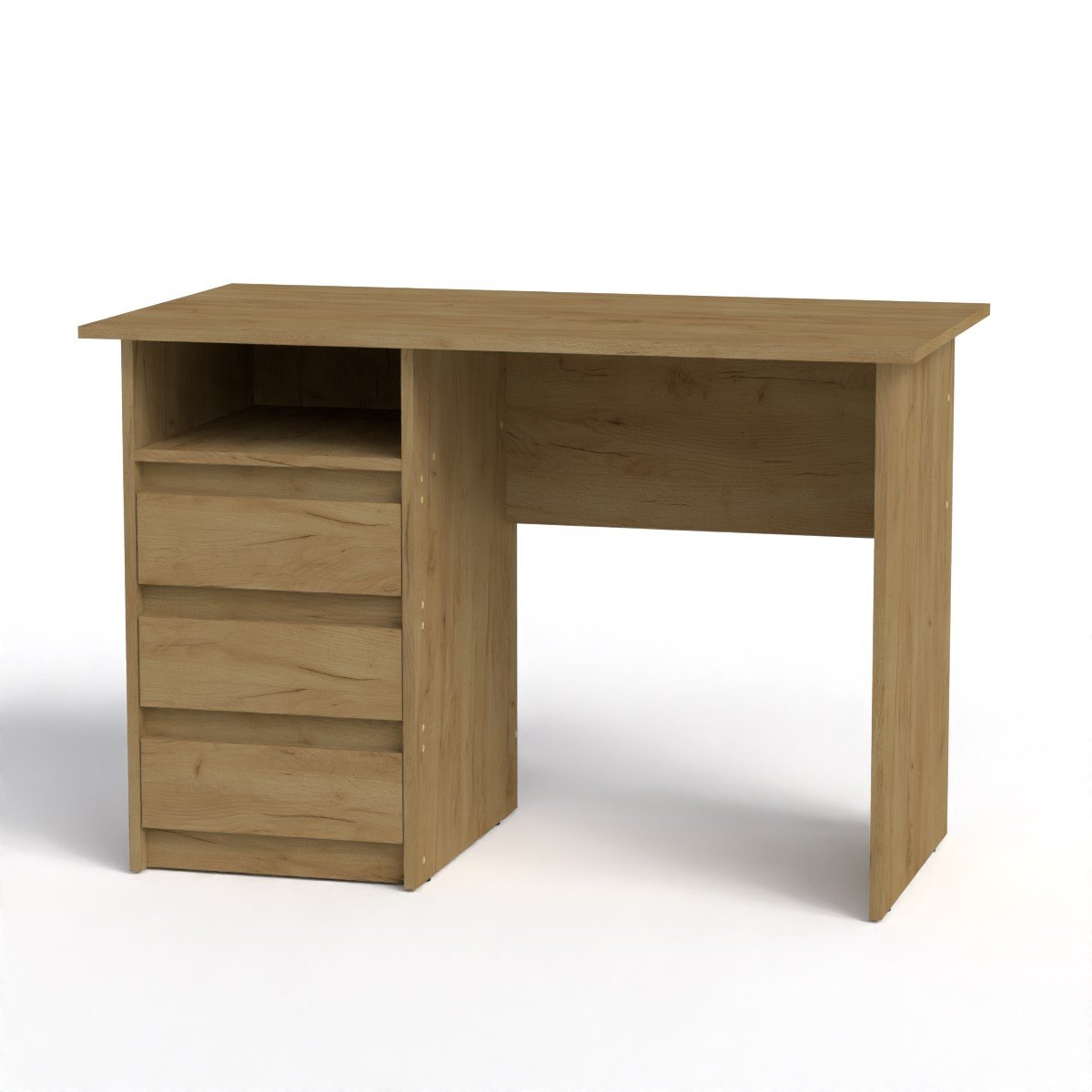 Стіл письмовий Декан Компанит 110х60х73,6 см Дуб крафт золотий