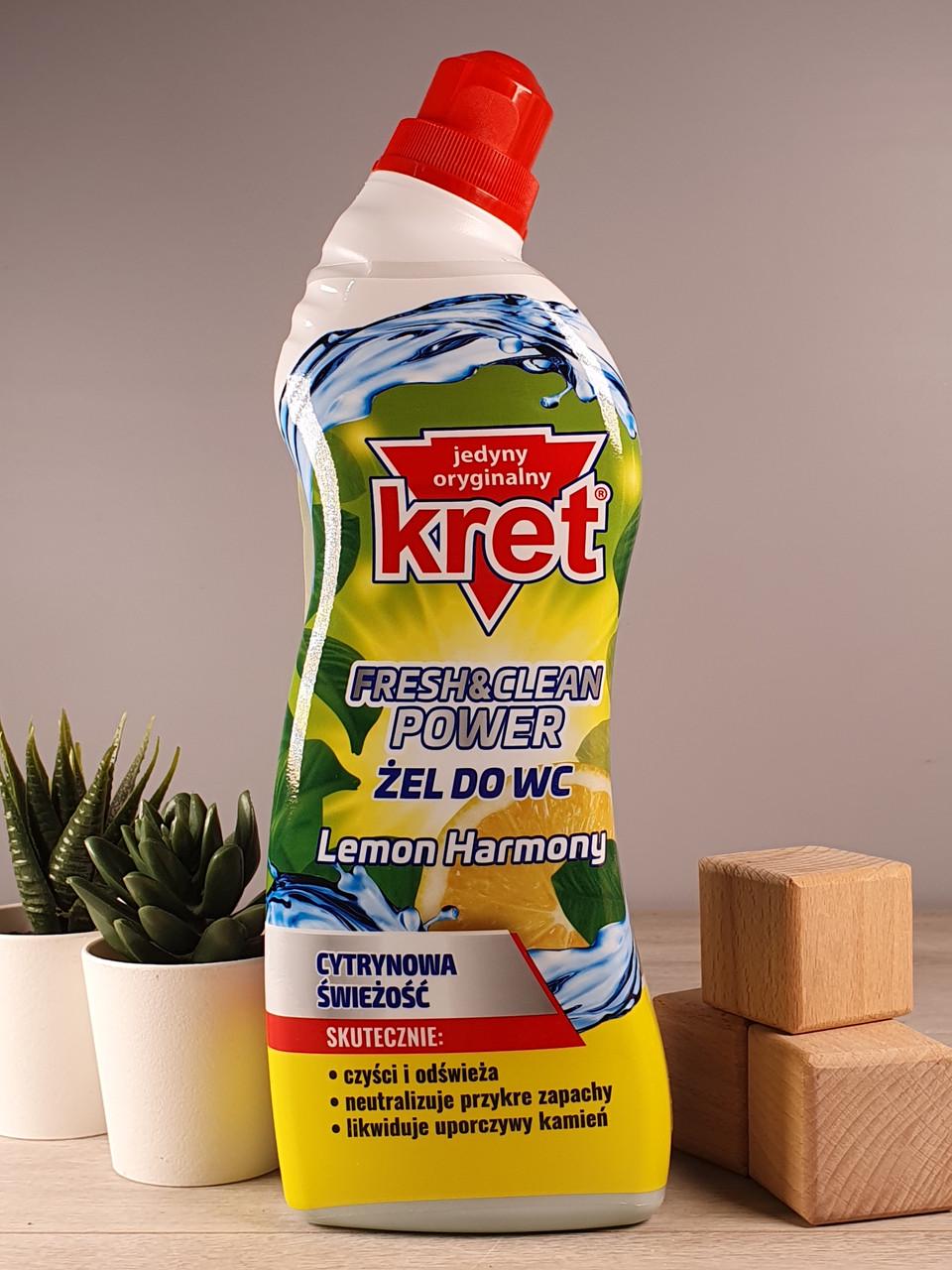 Гель для очищення унітазу Kret Lemon Harmony 700 мл (1881306908)