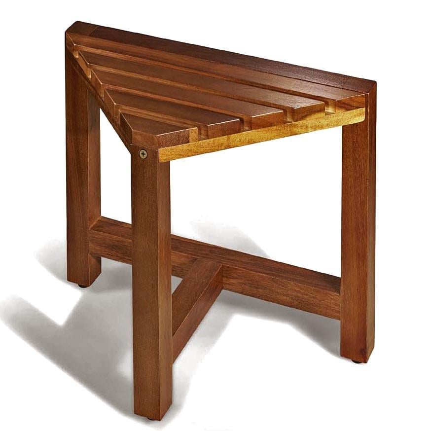 Табурет для ванной из дерева Солид Терракот (ТВН-000132)