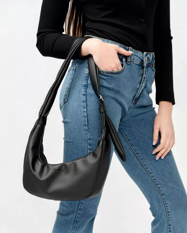Женская сумка Sambag HOBO S Черный (53100001) Женская сумка Sambag HOBO S Черный (53100001)