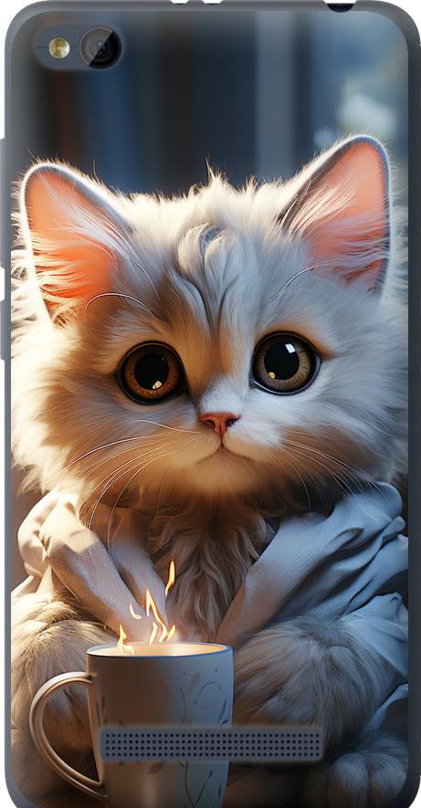 Чехол на Xiaomi RedMi 4A White cat (5646u-631-42517)