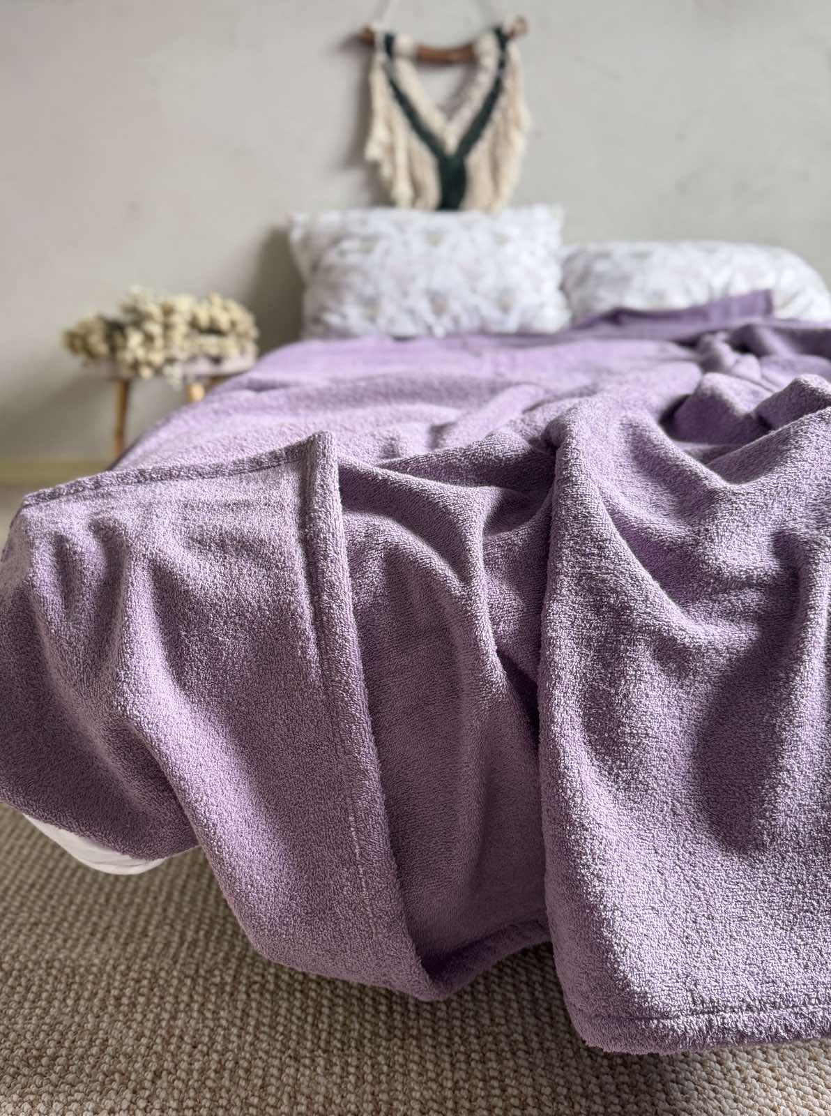 Простынь-покрывало махровое ZEINTEX MADEIRA хлопковое 150х220 см Лиловый (26981889) - фото 5 Простынь-покрывало махровое ZEINTEX MADEIRA хлопковое 150х220 см Лиловый (26981889) - фото 5