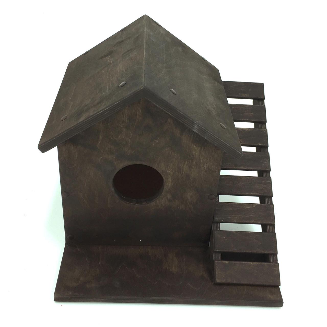 Будиночок для білок з дерева Мигдаль 40 Мокко (ДДБ-400310) - фото 7 Будиночок для білок з дерева Мигдаль 40 Мокко (ДДБ-400310) - фото 7