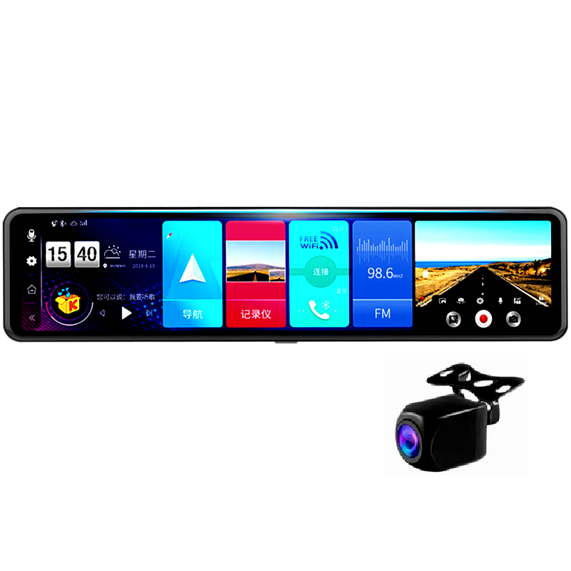 Видеорегистратор DVR C109 10,26" 2 камеры BT/FM-transmit/AUX/Android Auto/CarPlay (24240143)