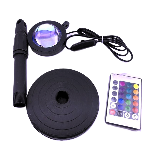 Світильник Sunset Lamp проекційний RGB ефект заходу сонця з пультом на штативі - фото 7 Світильник Sunset Lamp проекційний RGB ефект заходу сонця з пультом на штативі - фото 7