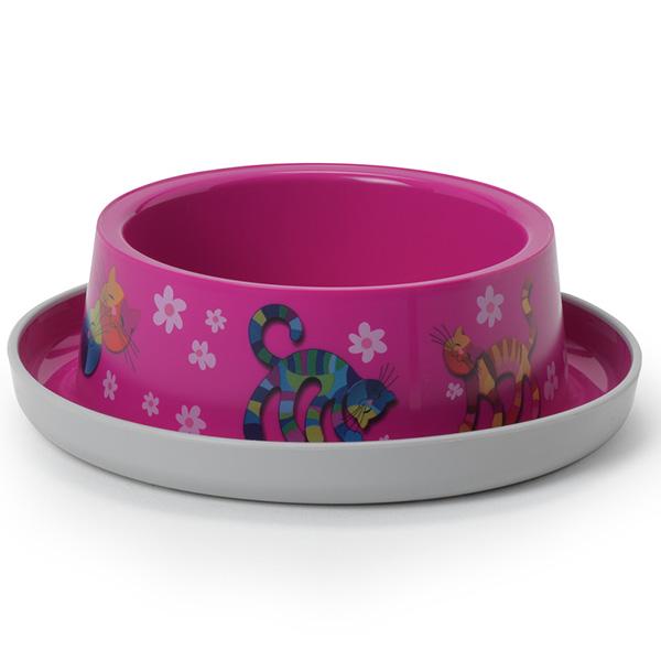 Миска для кошек Moderna Trendy Dinner Friends Forever 350 мл Ярко-розовый (H131328FF)