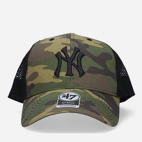 Кепка-тракер 47 Brand NEW YORK YANKEES CAMO Unisex OSFA Камуфляж (195000715723)