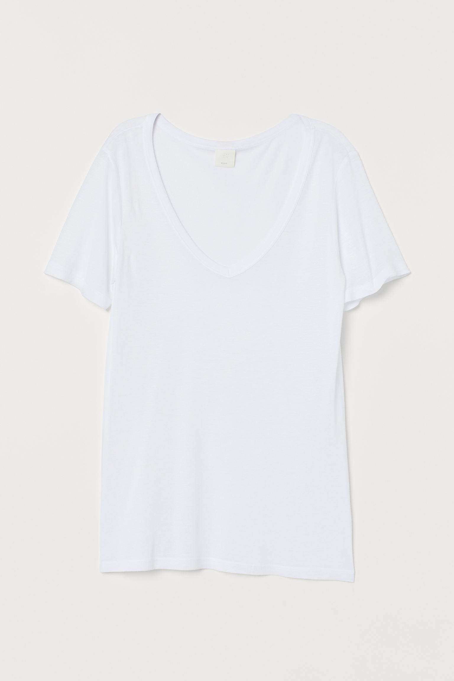 Футболка H&M XS Белый (9127670321)