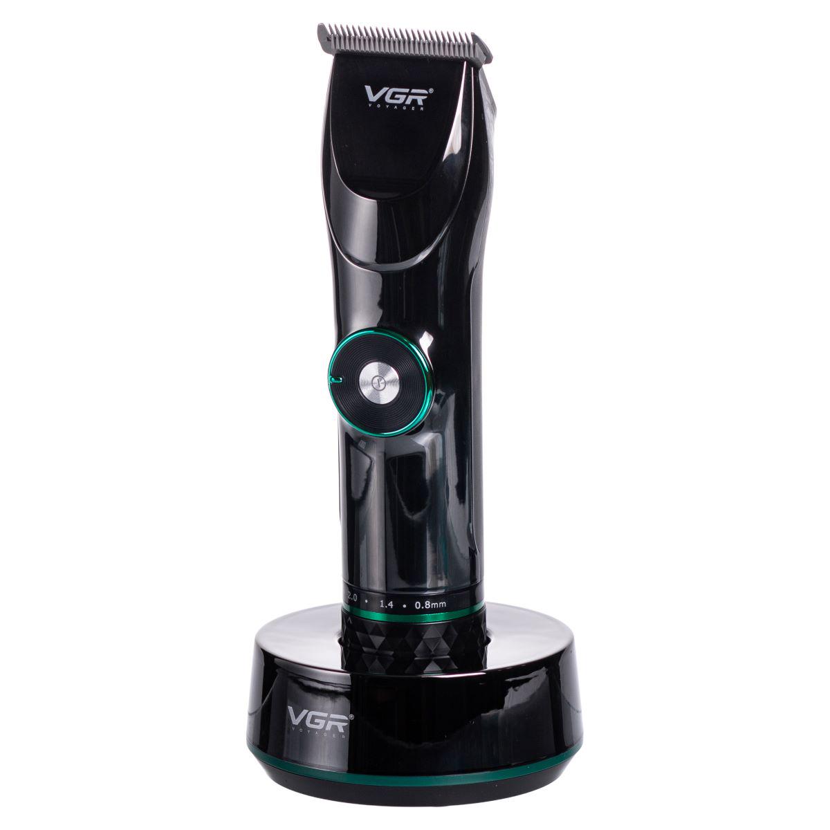 Машинка для стрижки VGR V-256 волос и бороды с LED-дисплеем и подставкой (7364) - фото 3 Машинка для стрижки VGR V-256 волос и бороды с LED-дисплеем и подставкой (7364) - фото 3
