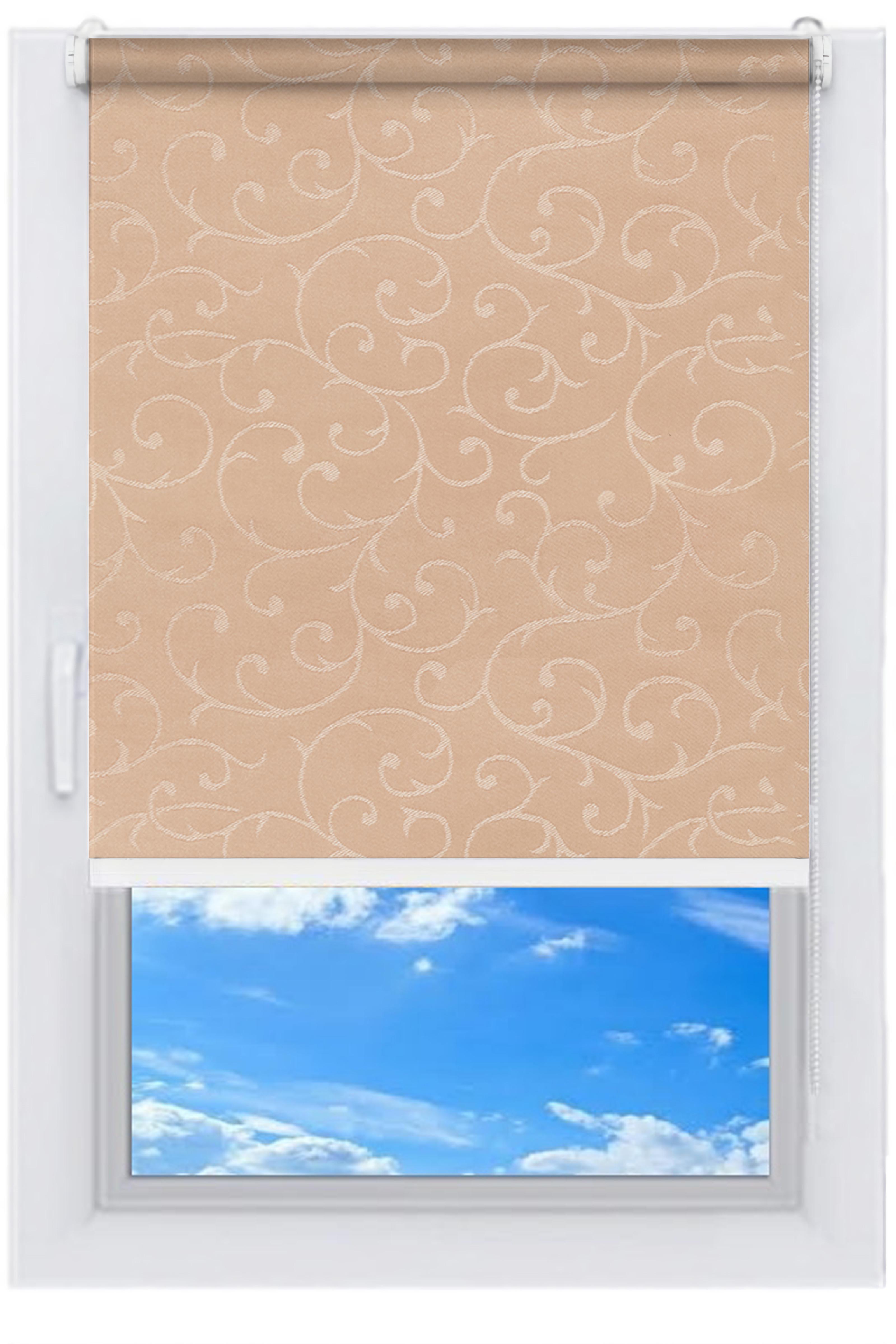 Рулонна штора NewTex Акант 92,5х165 см Бежевий (1839) - фото 2 Рулонна штора NewTex Акант 92,5х165 см Бежевий (1839) - фото 2