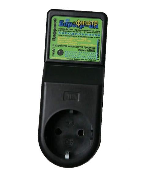 Реле напруги Barrier для холодильника в розетку 2,2 кВт Реле напруги Barrier для холодильника в розетку 2,2 кВт