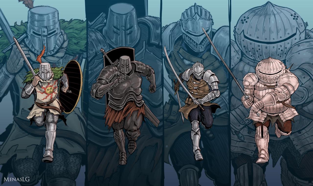 Картина GeekLandDarkSouls Knights (CA 03.015)