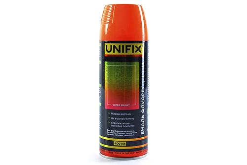 Емаль флуоресцентна акрилова Unifix 400 мл Помаранчевий (79485)