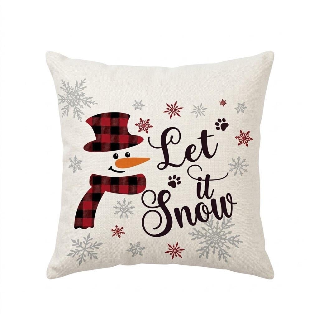 Подушка Ardesto Christmas Snowman декоративная 45х45 см (ART1032SM)