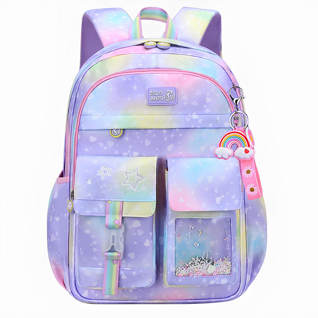 Школьный рюкзак на 2 отделения для девочек 5-11 класс 44x30 см (2601081088)