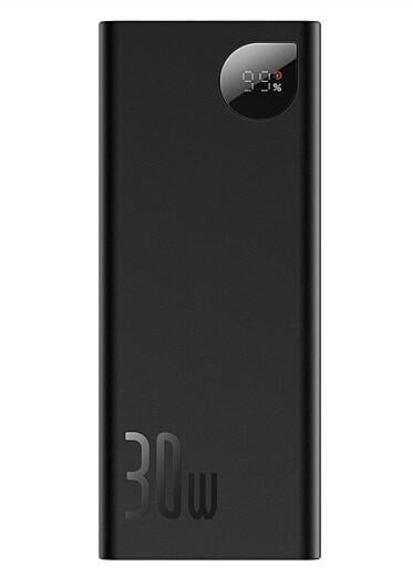Павербанк Baseus цифровой дисплей 2 USB Micro-USB/Type-C 20000 mAh 3 A 30 Вт (9613388)