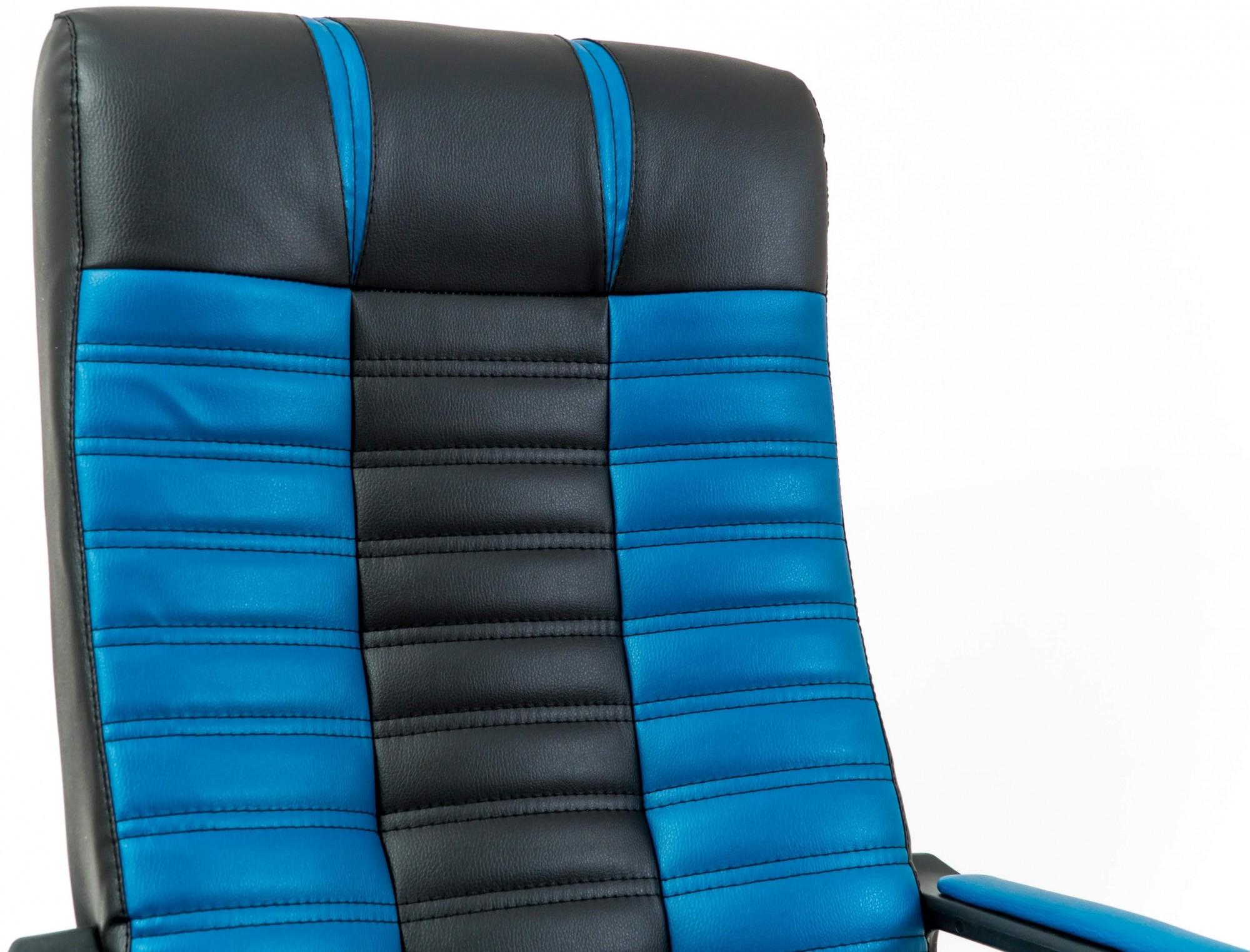 Крісло офісне комп'ютерне Atlant Fly 2230-2227 Підлокітник Річ Пластик М3 MultiBlock Чорно-синій - фото 5