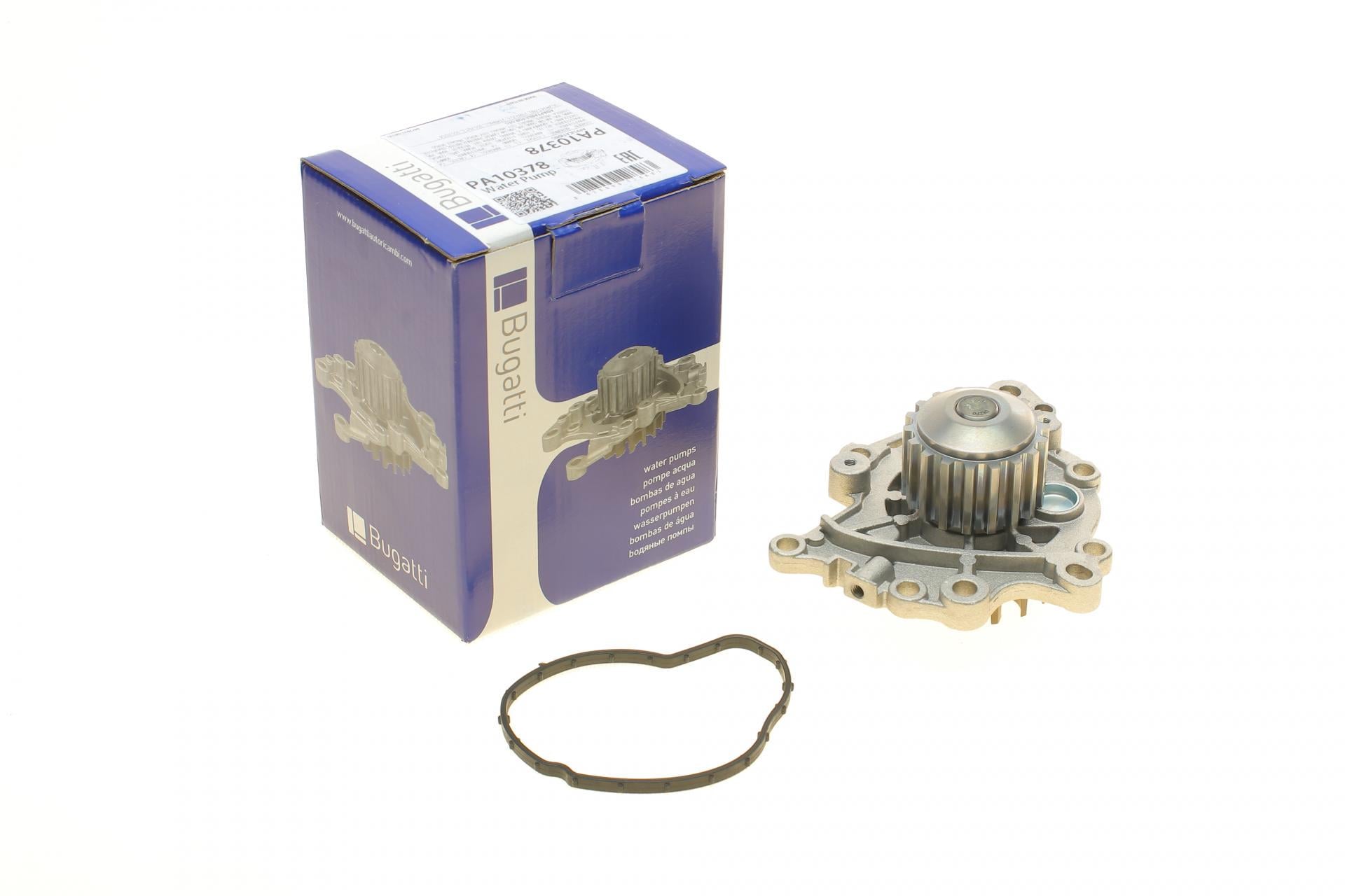 Помпа води Bugatti Citroen/Peugeot 1.5BlueHDi/Ford 1.5Ecoblue/Opel 1.5D/HDi 18- 18z R/B 9 лоп. PA10378