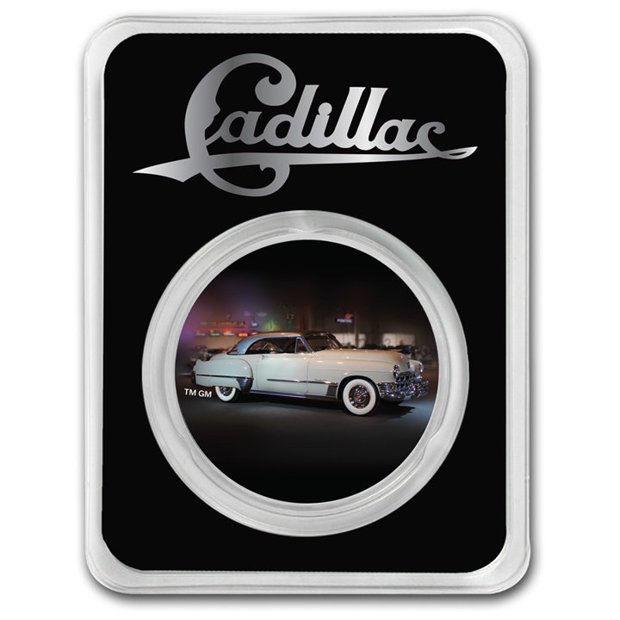 Монета серебряная Cadillac Coupe DeVille 1949 31,1 г