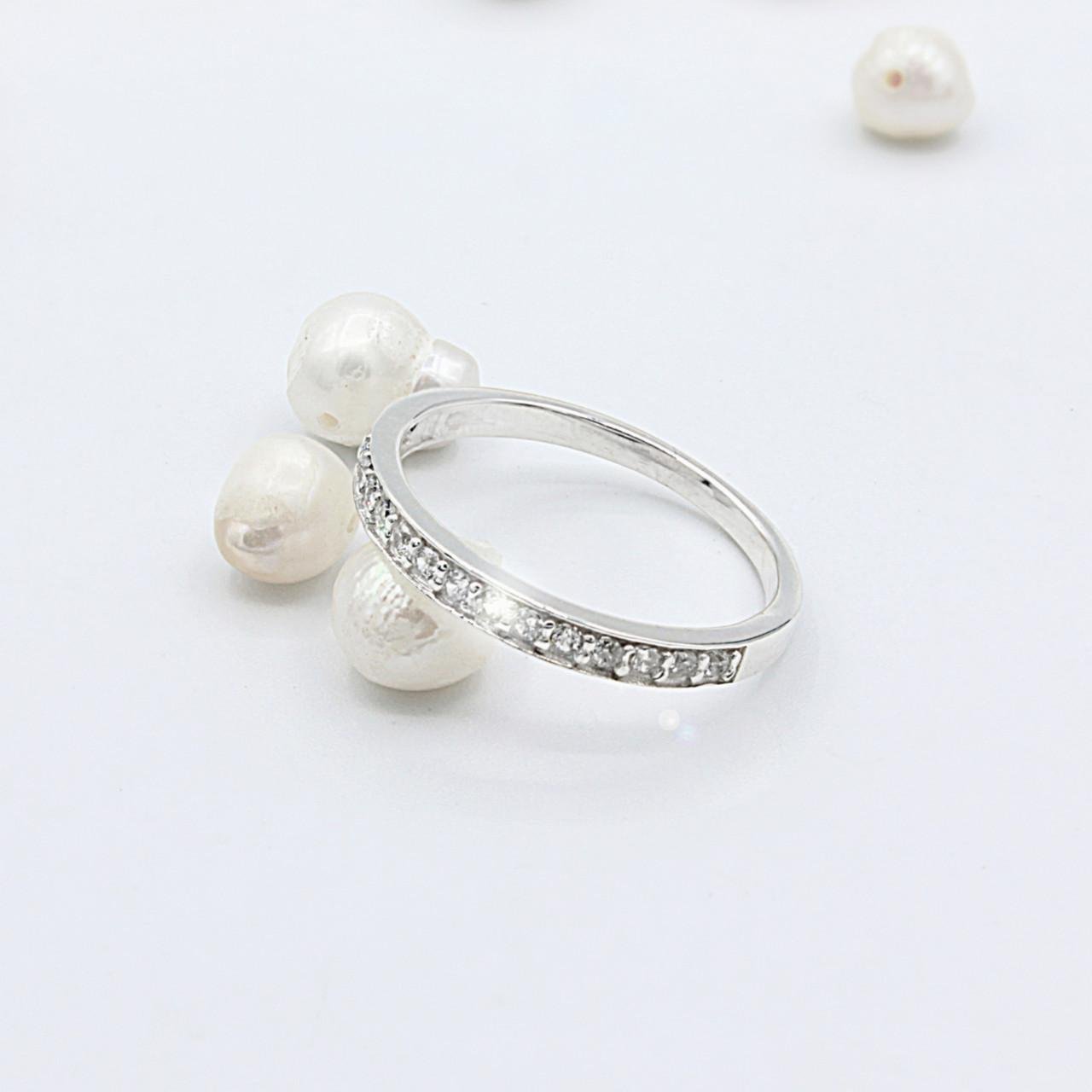 Серебряное кольцо Diva Классик с фианитами вставками размер 16 (006.2к160)