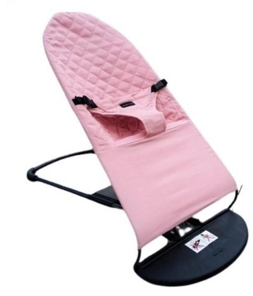 Кресло-качели детские с функцией укачивания Розовый (2104619064_2)